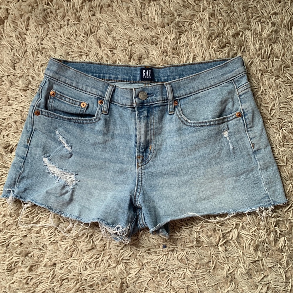Denim shorts